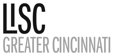 Logo of LISC Greater Cincinnati, a sustaining sponsor of Working In Neighborhoods. 