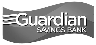 Logo of Guardian Savings Bank, a sustaining sponsor of Working In Neighborhoods. 