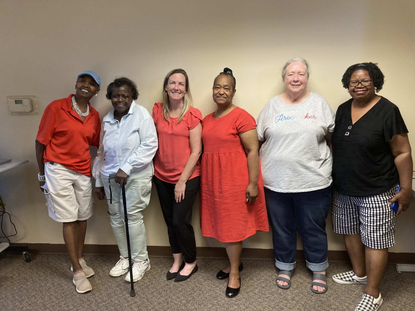 Members of the Beekman Corridor Coalition took Rachel Baker on a tour of the Beekman Corridor.